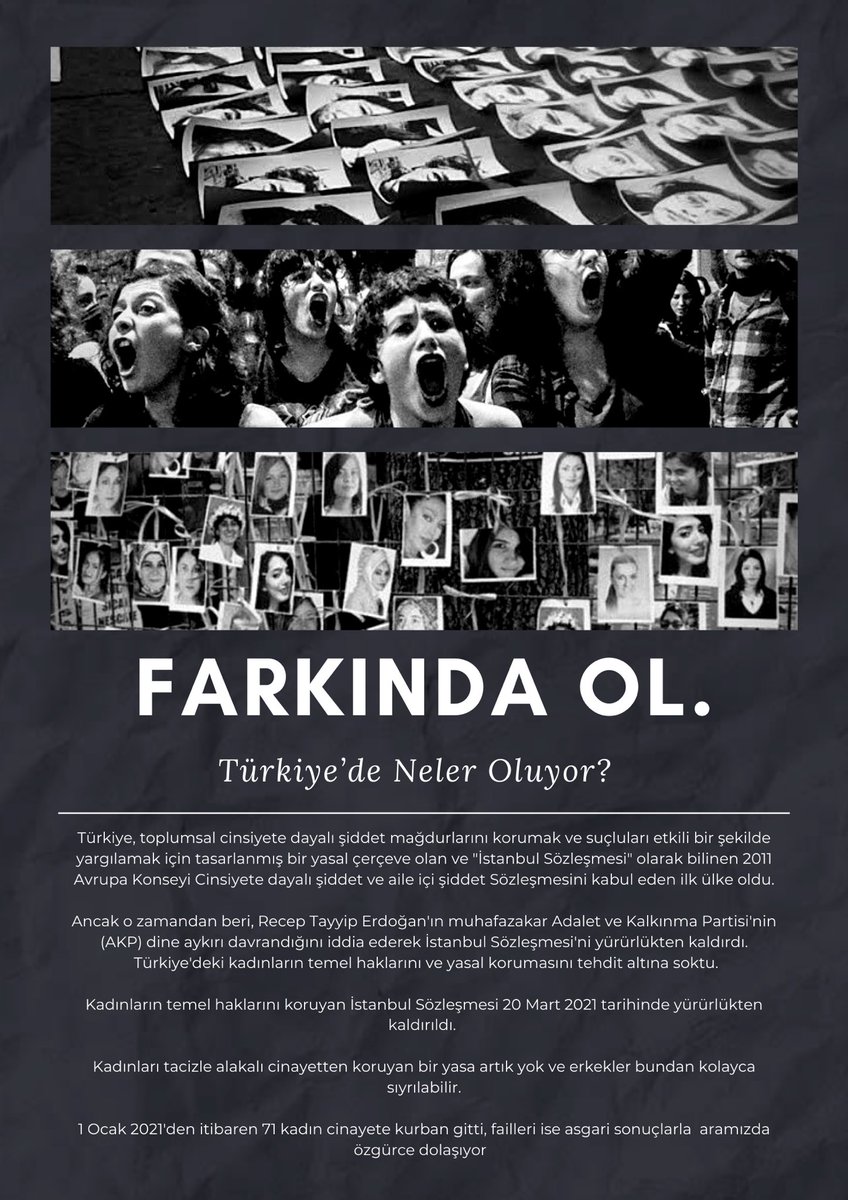 ketmunofficial's tweet image. Türkiye’de Neler Oluyor?
What Has Been Happening in Turkey?
Что Происходит в Турции? 
ماذا حصل في تركيا؟ #AklınızdanBileGecirmeyin #IstanbulConvention #IstanbulConventionSavesLives