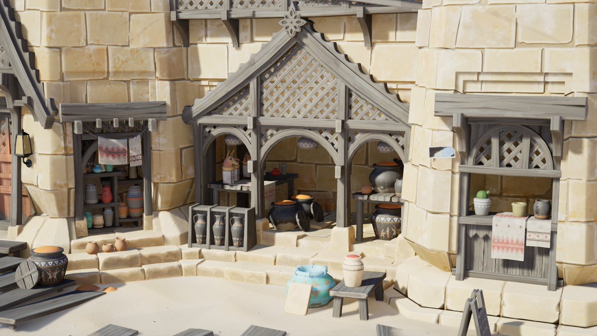 wmingb's tweet image. I started this project a while back when I saw this amazing concept artstation.com/artwork/XBZ8NL! I&apos;m currently working on the trees and foliage, but this is the scene as is - I hope y&apos;all like it!
#screenshotsaturday #UE4 #WIP #Blender3d #zbrush #quixel