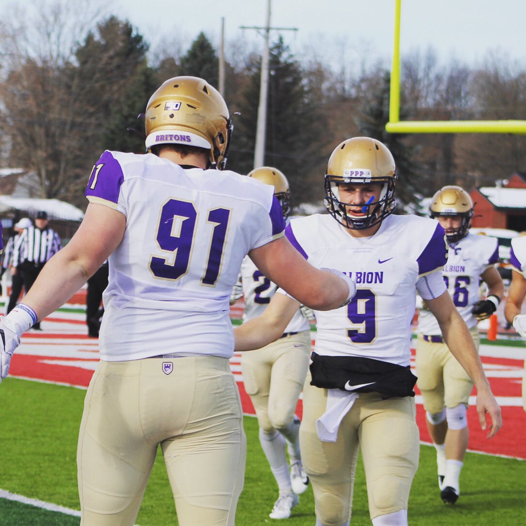lauracbush's tweet photo. This picture was taken on Nov 16, 2019, which was 490 days ago! That was the last time Albion took the field to PLAY a football game!  So glad they have an opportunity to compete once again!  Good luck to all the Brits as they travel to Trine today! 💜🏈 https://t.co/MGPDQxx7Nc