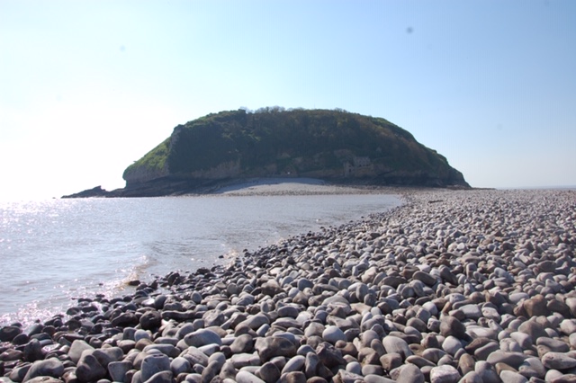 View of Steep Holm from the gooseneck © Mark Harris
