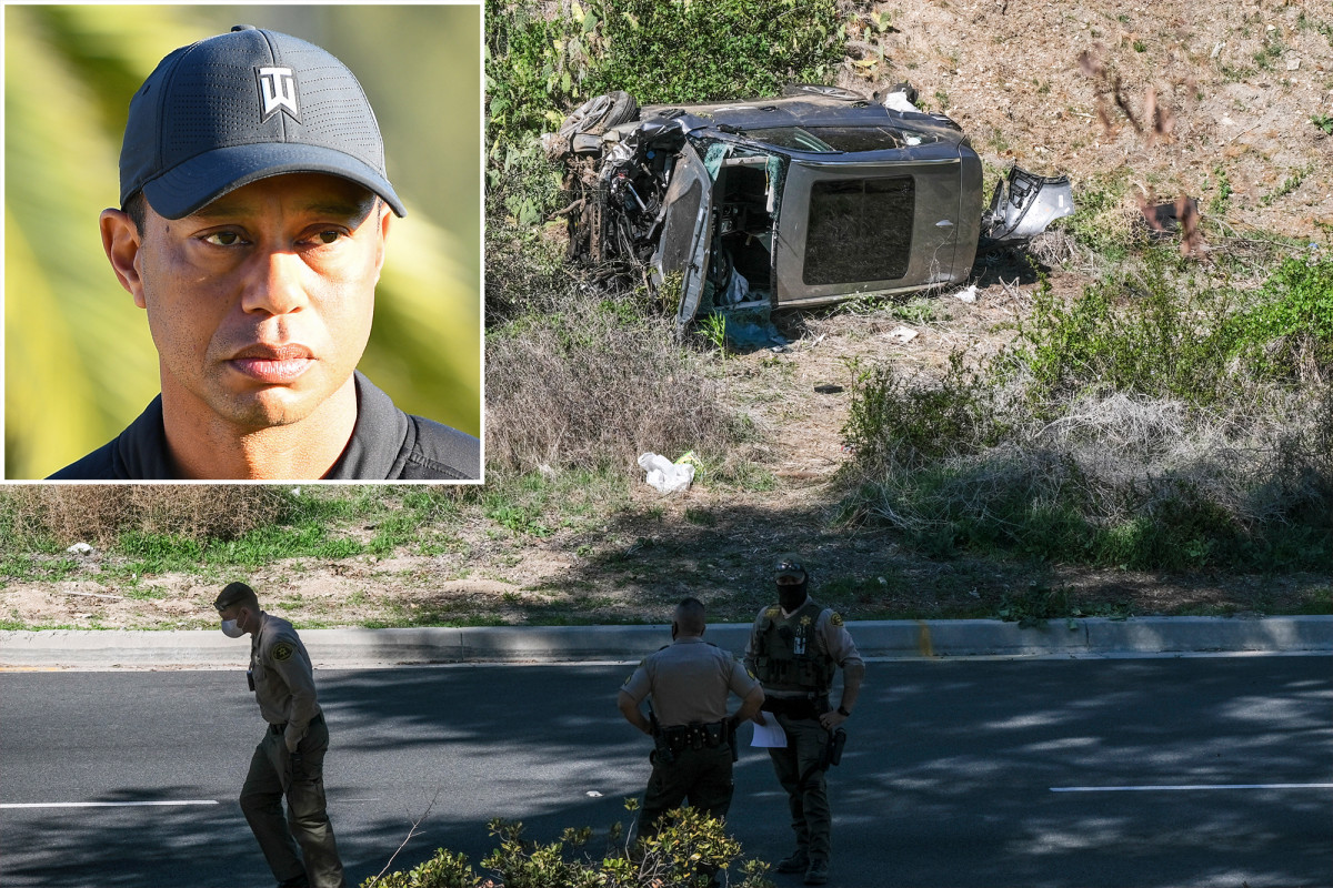 Tiger Woods crash investigation reportedly shows he never hit brake