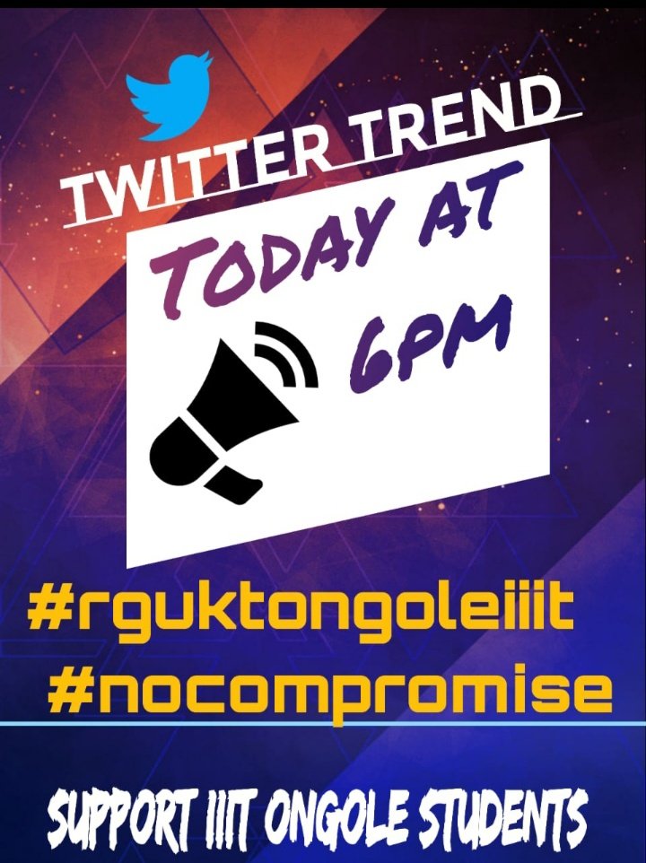 SureshR89153481's tweet photo. Please support for students 

#rguktongoleiiit #NoCompromise https://t.co/Vp0gJdtsS4