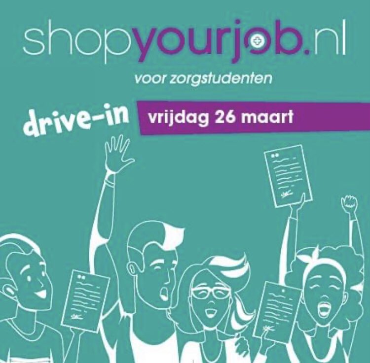 (Bijna) afgestudeerd zorgstudent? Kom op 26/3 naar het #zwitsalterrein in #Apeldoorn! Tijdens de Shop Your Job drive-in rijd of wandel je langs 10
Gelderse zorginstellingen.  Wie weet vind je de baan van je dromen. Zien we je daar? Meer info shopyourjob.nl
#ontdekdezorg