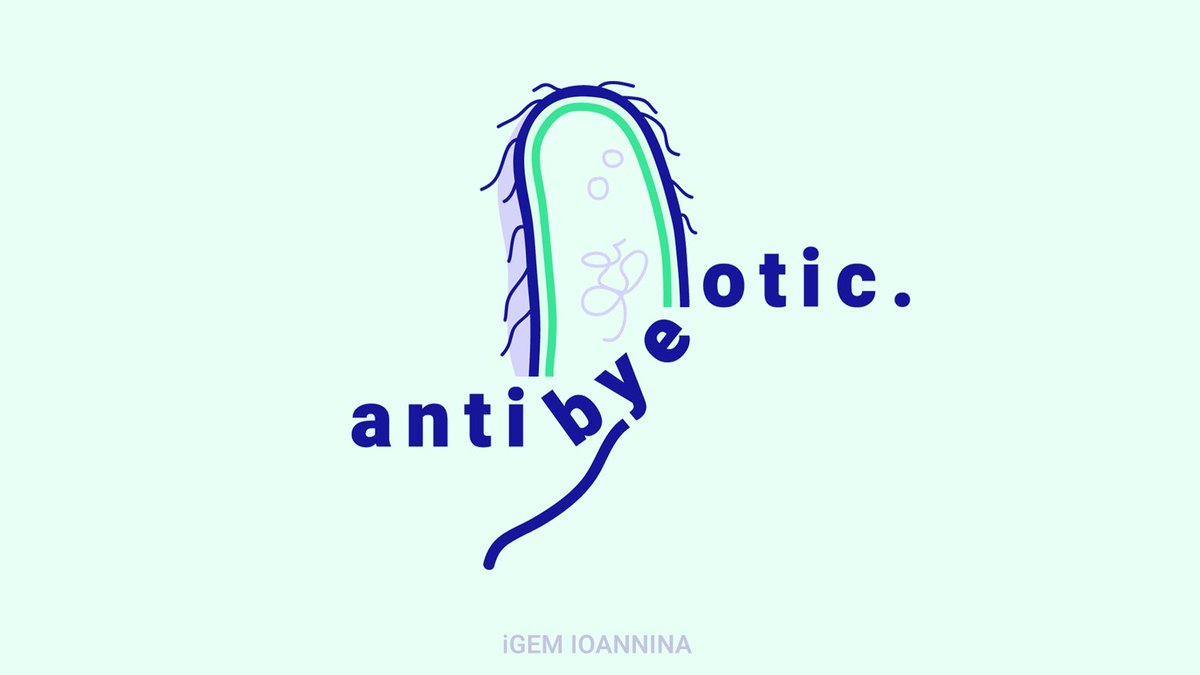 igemioannina's tweet image. #projectreveal Anti-bye-otic: With the view to protect the human health and the environment, our team hopes to… say goodbye to the excess amount of antibiotics in the ground after their use. #igem #igem2021 #synbio