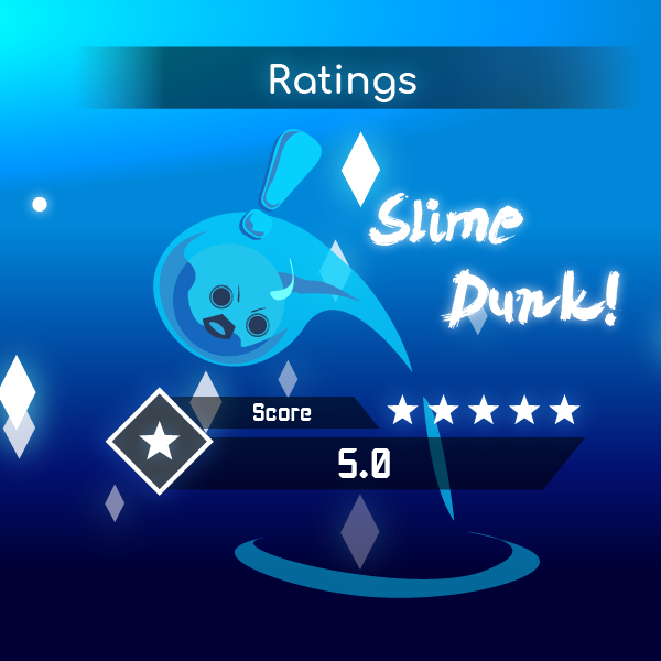 GtionOfficial's tweet photo. Huh? 5 Star?
Thank you for playing our games ^^, Slime Dunk! got perfect rating in our first week release, we hope can keep satisfying all our beloved players!
#indiedev #indiegame #madewithunity #gamedev https://t.co/iZWlzfIRGm
