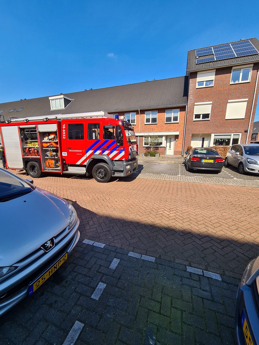 Melding brandweer Vivaldilaan Sliedrecht inzake keukenbrand