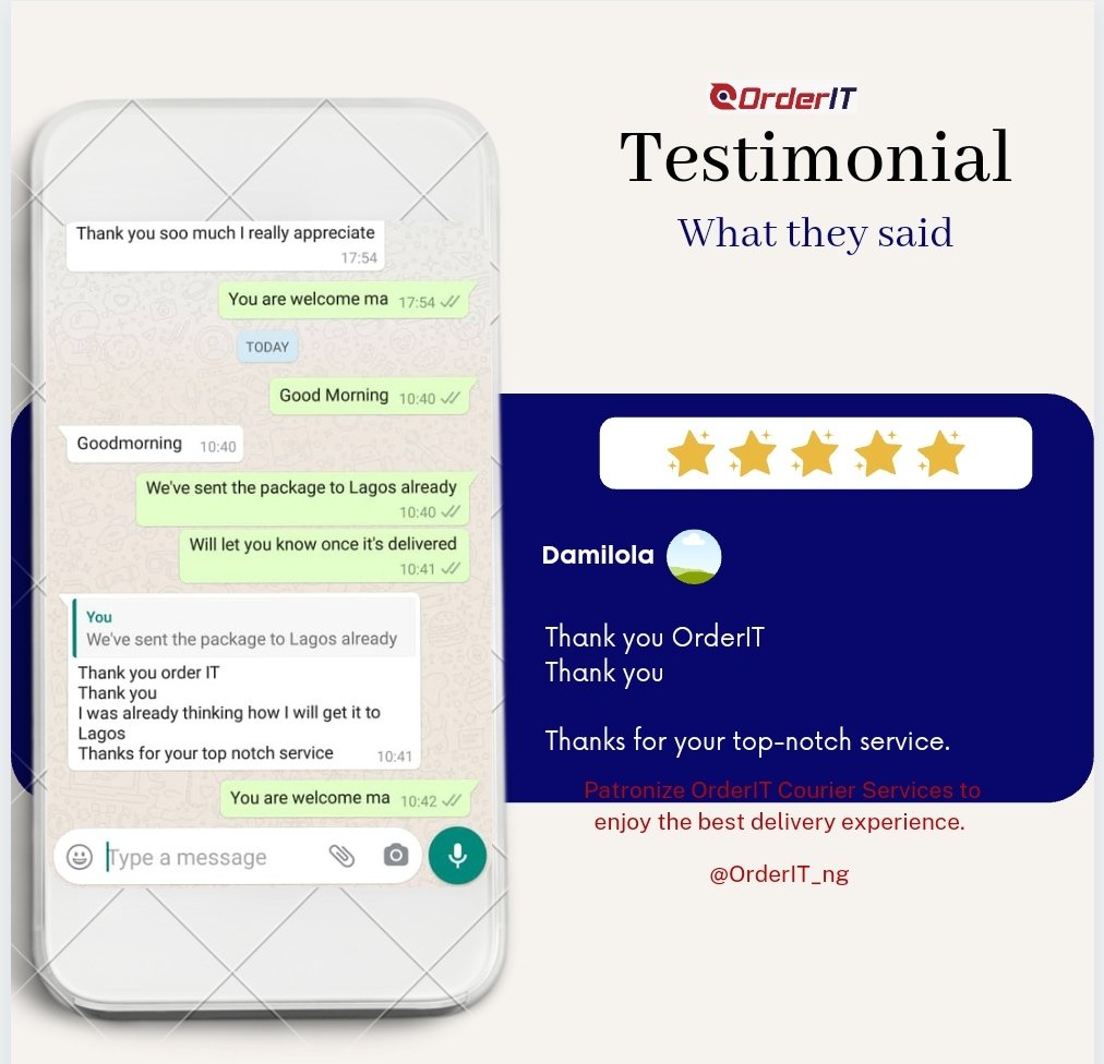 OrderIT_ng's tweet image. We improve on feedback like this by maximising the things we are good at and building on the things we aren’t so good at. 
#orderIT
#feedback
#akuredelivery