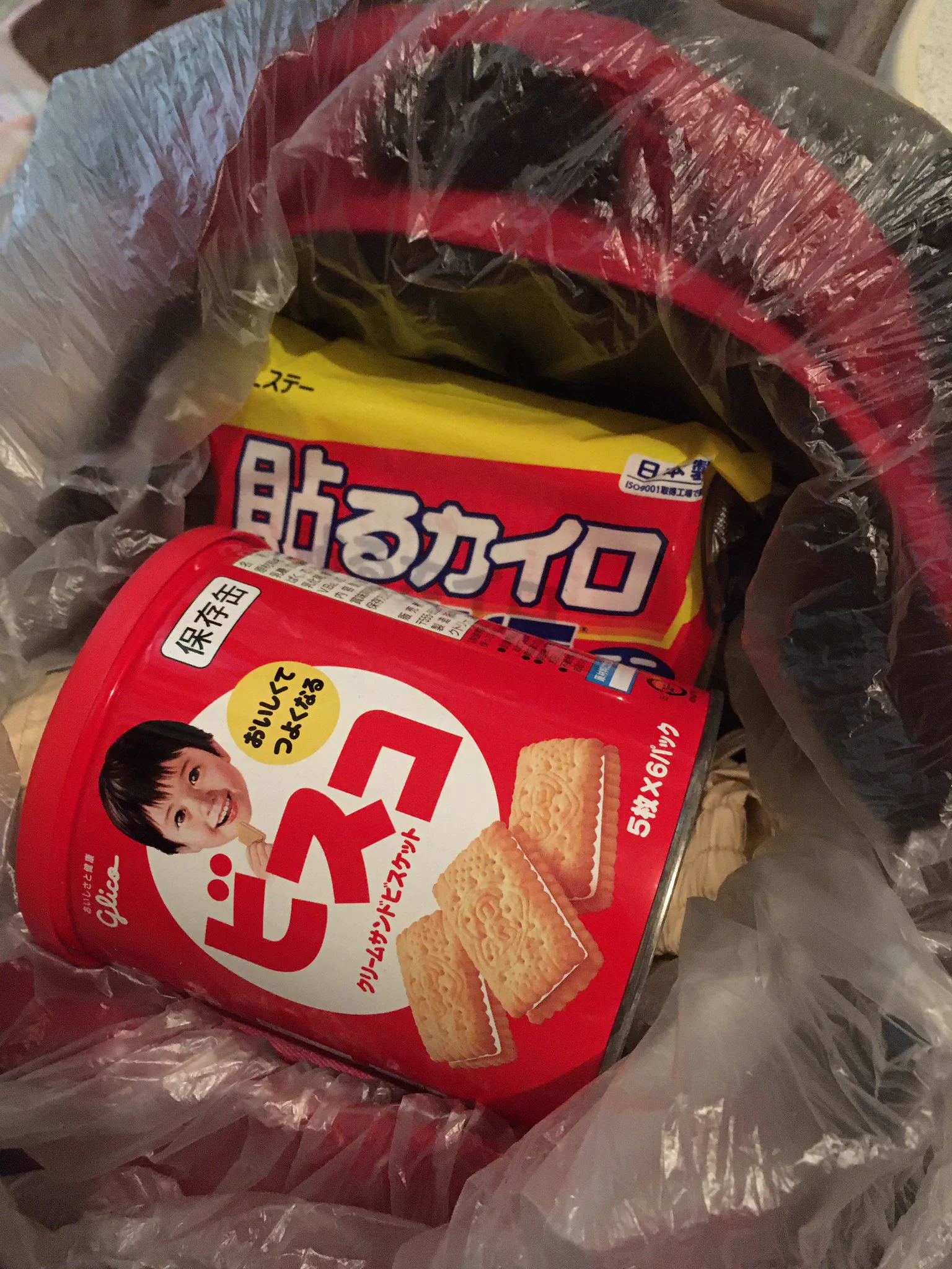 うちも、避難リュックの中に入れてます。
#ビスコ  