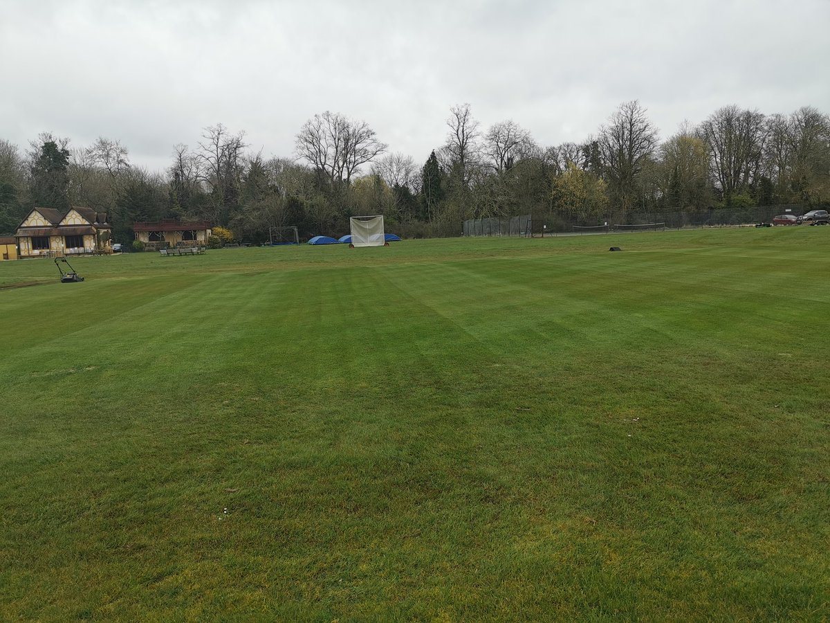 Paulcherry1975's tweet photo. Verticut and trim @ClubWaddesdon more moss to remove then roll https://t.co/6Ktkgx8Mr6