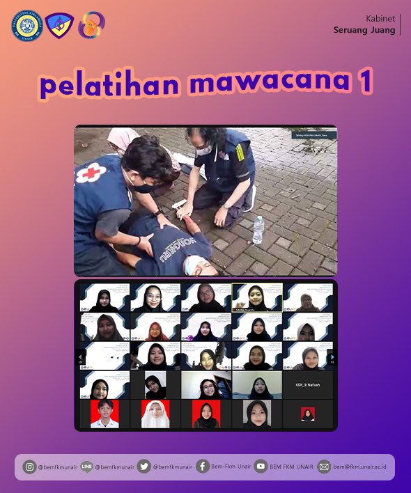 [REPORT OF THE WEEK]

Telah berlangsung beberapa program kerja BEM FKM Unair antara lain:
1. Share-On x Binpres pada 19 Maret 2021. 
2. Welcome Party Kaderisasi pada 20 Maret 2021. 
3. Pelatihan MAWACANA 1 pada 20 Maret 2021. 

#SatuRuangSatuJuang
#BEMFKMUNAIR2021