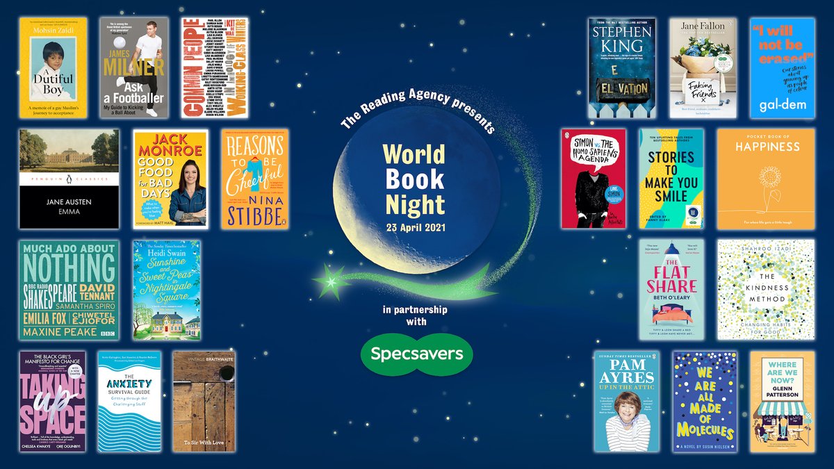 #InternationalDayofHappiness is the perfect day to check out our 'Books to Make You Smile' list for #WorldBookNight 2021. 

Have you read any books from the list? ow.ly/Xded50E40SQ