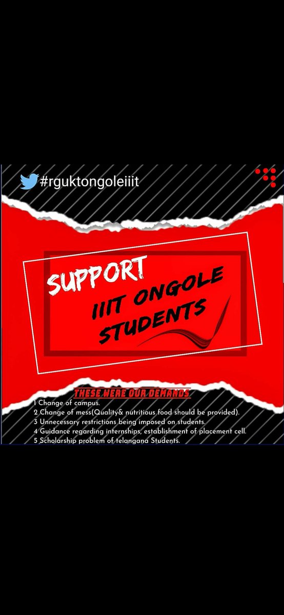 MonaliMude's tweet photo. #rguktongoleiiit 
#NoCompromise 
We want new campus vth basic facilities
Till when we have to adjust?
Administration has crossed it's limits
No compromising
@ysjagan
@PawanKalyan @AudimulapSuresh @TV9Telugu @NtvTeluguLive https://t.co/TCFP4dHZPA