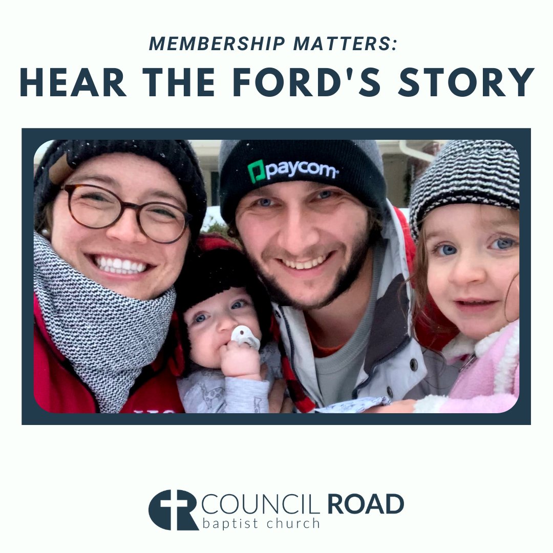 Natalie and I (Brady) were looking for a church home where we could serve alongside other believers to help people become more like Christ.  We have felt at home very quickly and we are looking forward to worshipping and serving at Council.