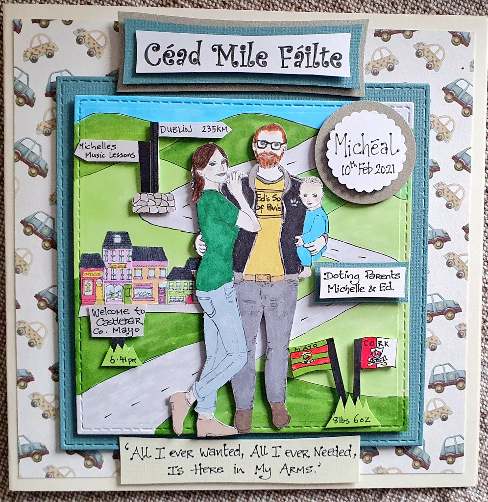 EdSmithington's tweet image. Oh my word. Look at this absolutely INCREDIBLE card we just received.

Look at all the gorgeous wee details! ♥ 

It was made by a lady called Sinead White and you can check her out on FB @ Creative Cards &amp;amp; Keepsakes.

#shoplocal #buyirish #SupportSmallBusinesses