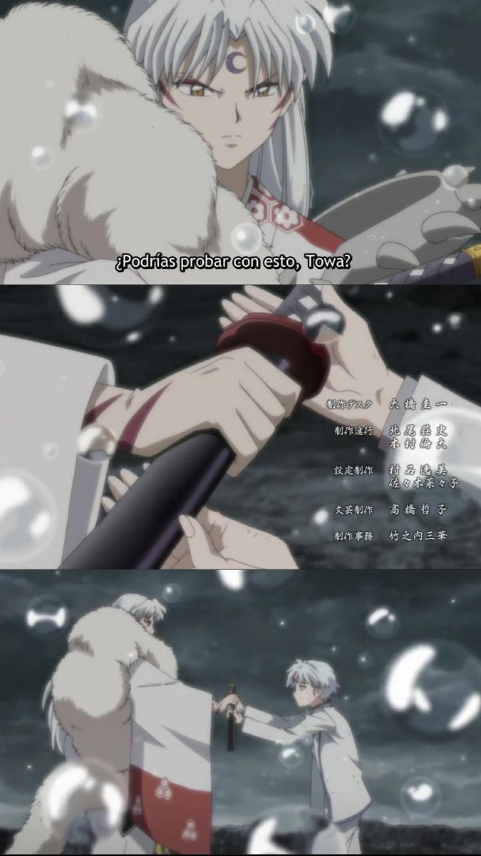 IrasueDaiyokai's tweet photo. Sesshomaru pasó a Tenseiga.
No se dan una idea de lo que lloré con este capítulo 😍
#HanyoNoYashahime #YashahimePrincessHalfDemon
#半妖の夜叉姫
#ThankYouSunrise
#Moroha #Setsuna #Towa #Sesshomaru #Tenseiga https://t.co/3tb25VoVsn