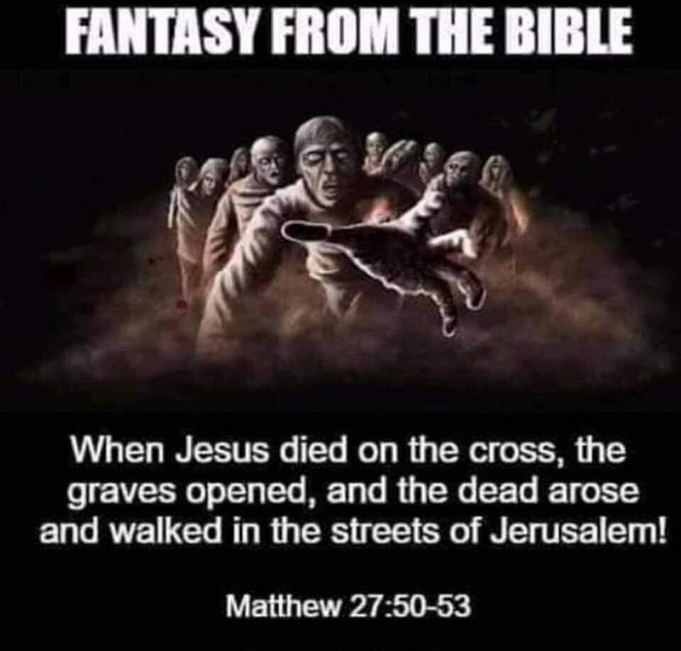 Zombies in the bible matthew
