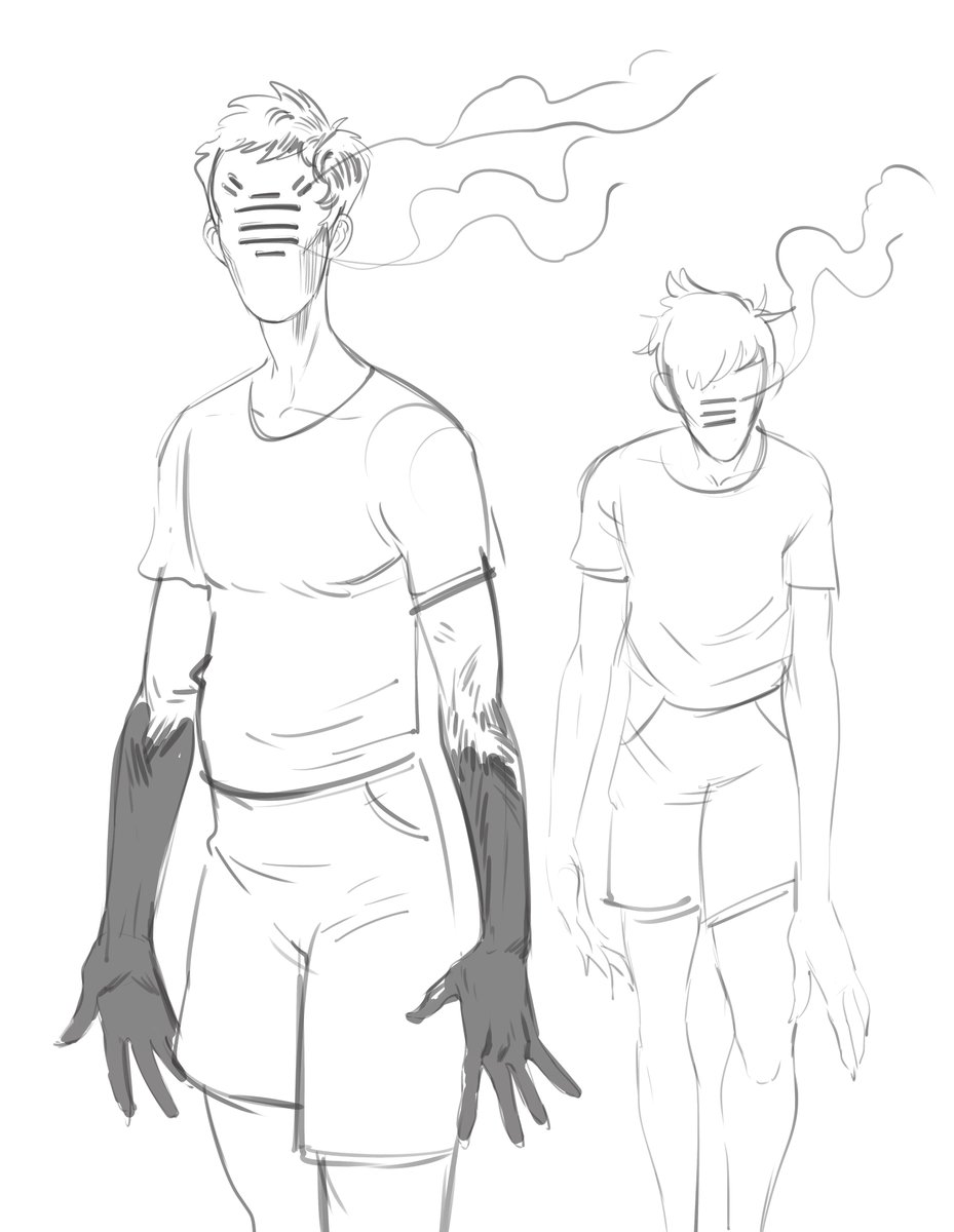 I dreamed with these creatures and i drew them 