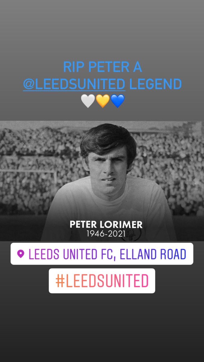 Airevalleydecor's tweet image. Top guy and spoke to him a number of times, really nice bloke 😢 #mot #alaw #RIPPeterLorimer #LeedsUnited