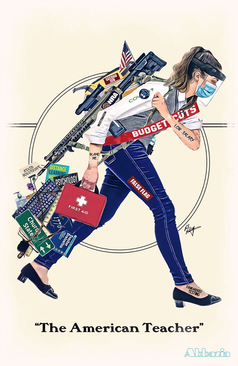 The American Teacher by Abbazia. Dedicated to all educators out there #teacher #teacherlife
