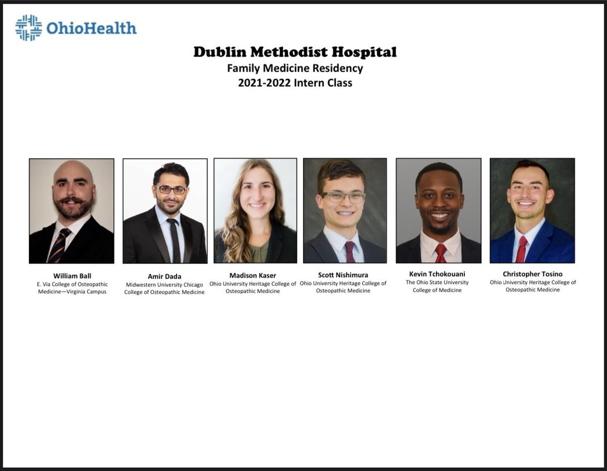 DublinFamilyMed's tweet photo. We are so excited to welcome our new intern class to the Dublin Dream Team!
#familymedicine
#TheMatch https://t.co/q5tiVqT527