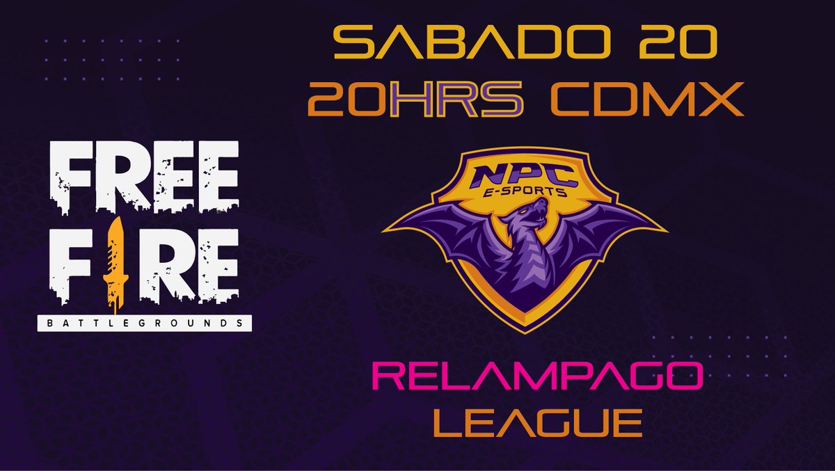 GAMEDAY TRIPLE, Cerramos el día de hoy en la noche con la RELAMPAGO LEAGUE de ECUAPLAY. Donde nuestros dragones de #FREEFIRE van por toda la gloria. 
 #gonpc