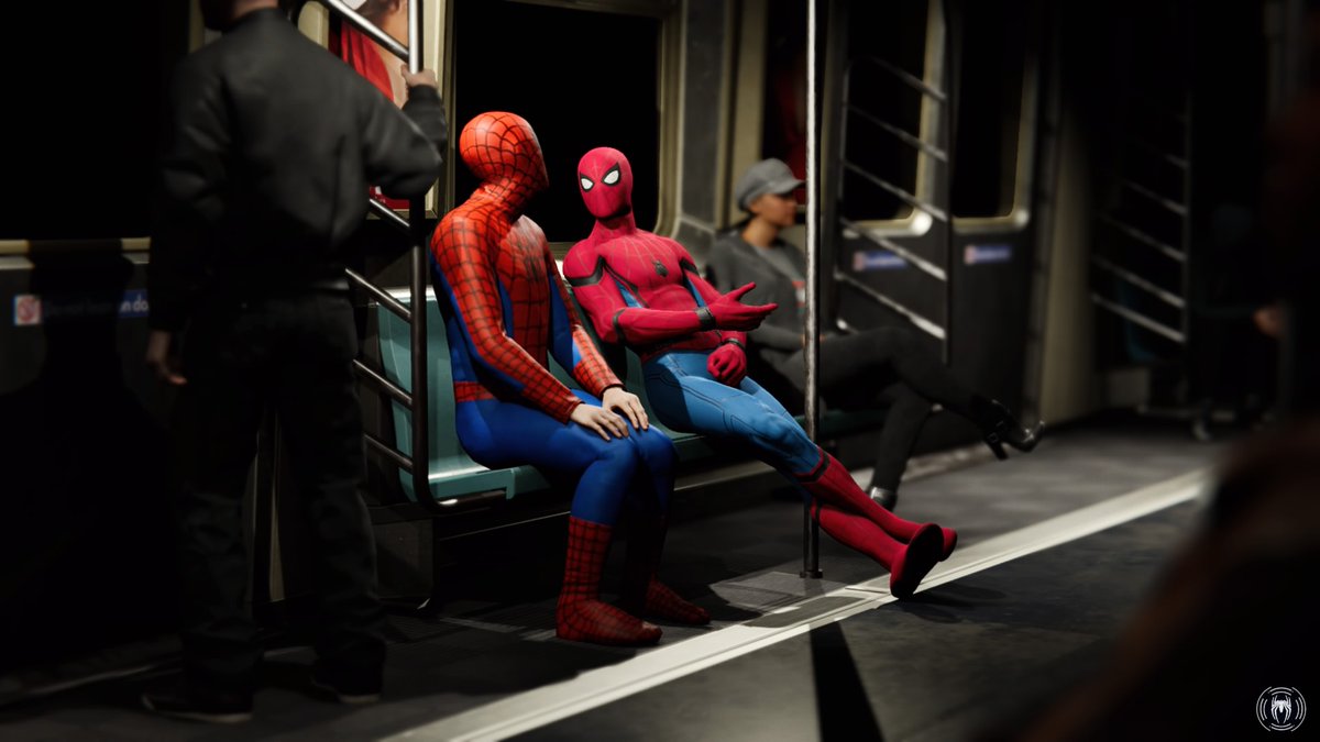 TeemingEdge's tweet image. #PS4share #SpiderManPS4 Swapping stories