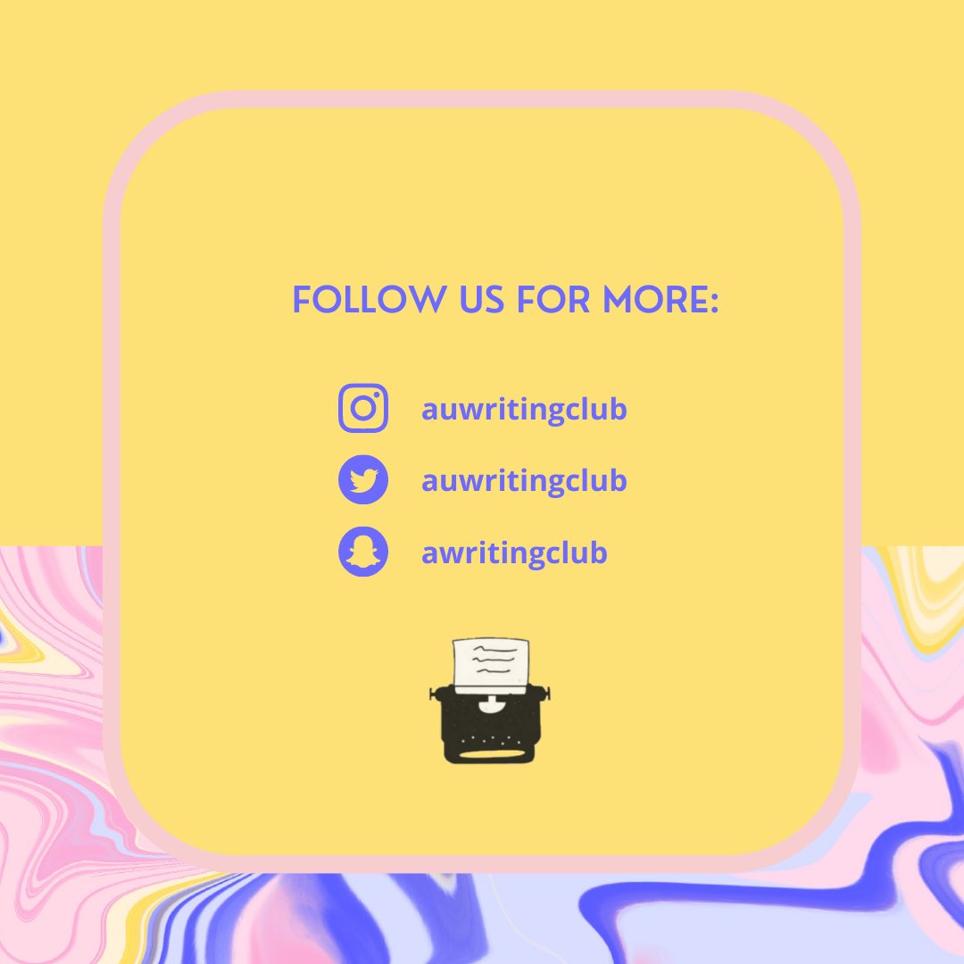 AUWritingClub's tweet photo. (3/3) https://t.co/uzdy4pEDT8