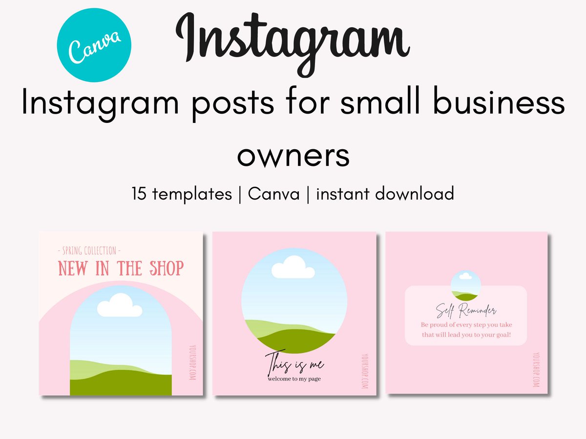 dreamingoat's tweet photo. Excited to share the latest addition to my #etsy shop: Instagram posts for small business ownershttps://etsy.me/3lAfoTd #pink #instagram #instagram #instagramcanva #freebies #instagramfreebies #instagrampostcanva #posttemplates https://t.co/luWp88X6zK
