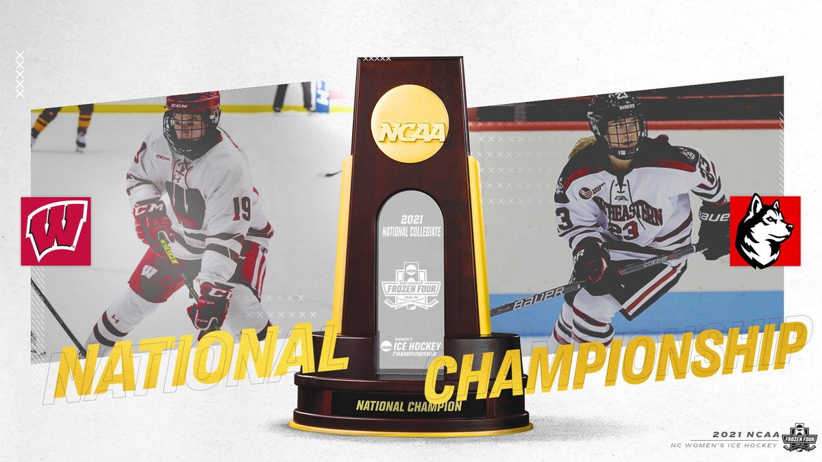 Looking forward to tonight’s <a href="/NCAAIceHockey/">NCAA Ice Hockey</a> women’s championship game! We’ll be watching at 7:30p ET on <a href="/ESPN/">ESPN</a> U! 🙌

Have a great game, <a href="/BadgerWHockey/">Wisconsin Hockey</a> &amp; <a href="/GoNUwhockey/">Northeastern Women’s Hockey</a>. 🤝