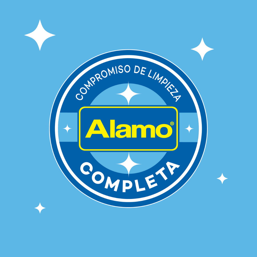 AlamoLAC's tweet photo. Viaja con confianza con el Compromiso de Limpieza Completa Alamo, nuestra promesa de ir más allá de los ya rigurosos protocolos de limpieza para implementar procedimientos mejorados de desinfección de nuestros vehículos, autobuses y oficinas sucursales. https://t.co/3GqWPFRLKs