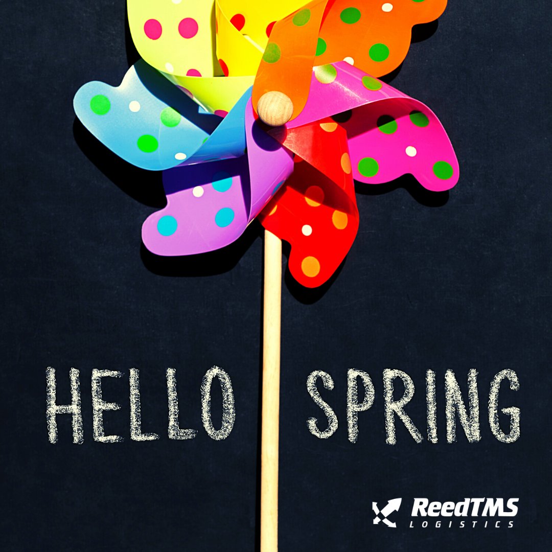 Ready for some spring weather?  I know we are. #ReedTMS #hellospring #trucking #logistics #transportation #supplychain #shipping