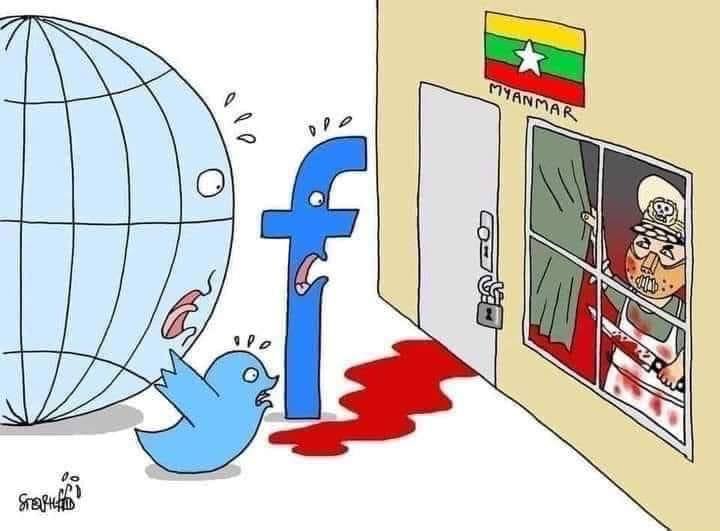 It’s been 6 days since the Military Junta cut off mobile internet which people in rural areas rely mostly on. WIFI is still accessible yet we aren’t sure until when. 
We do not accept #INTERNETSHUTDOWN.
We do not accept NEWS SUPPRESSION.
#WhatsHappeningInMyanmar
#Mar20Coup