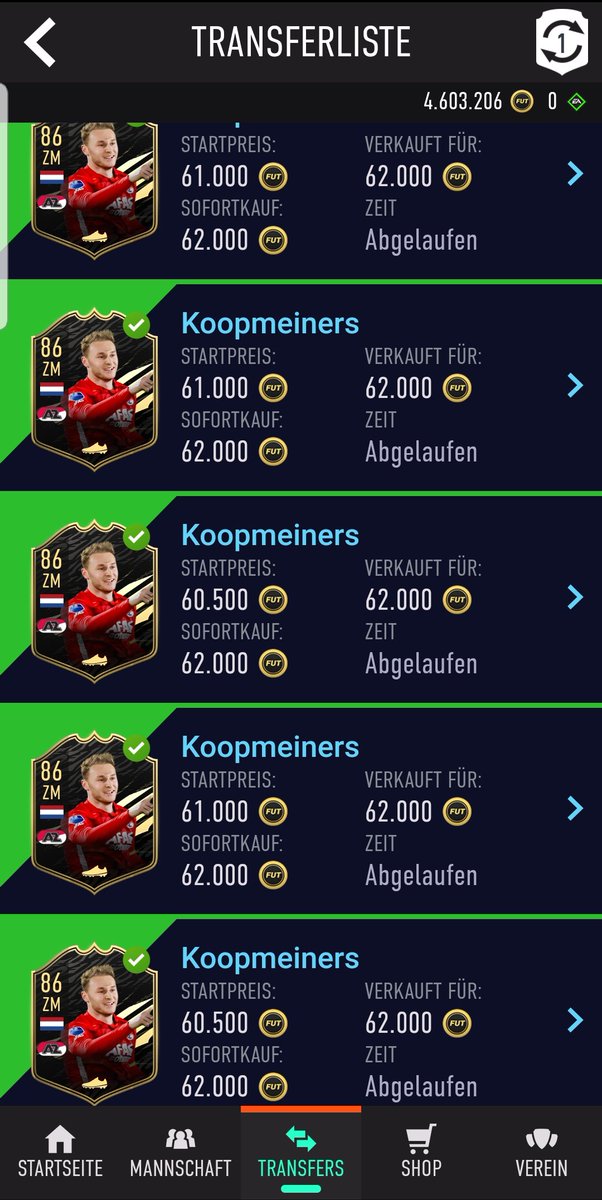 Pabloescobar994's tweet photo. 80× Koopmeiners 
EK: 49-50k
VK: 61-62k
Gewinn: Ca. 720K 🤑

Discord von @Mouh_Kay çok güzel 👌🏼

#saynotofifapoints https://t.co/OoStLqEQ3F