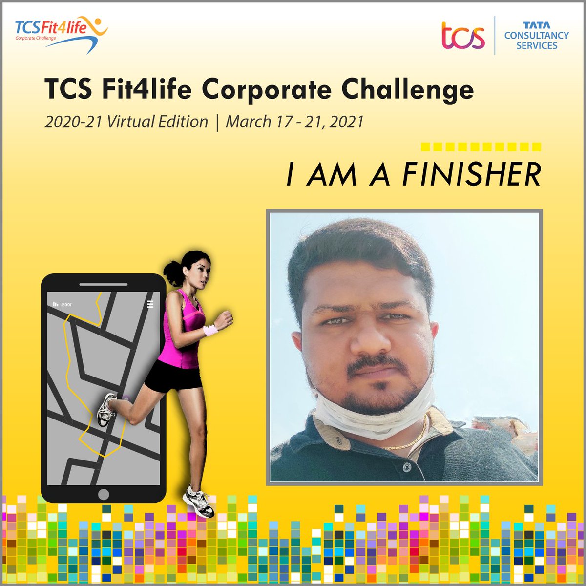 kashyap_makadia's tweet image. #TCSFit4lifeCC #IamFit4life #StridersEvent