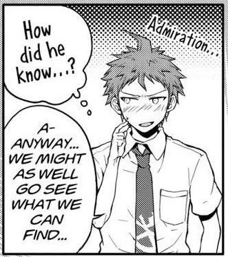 blushing because of each other 