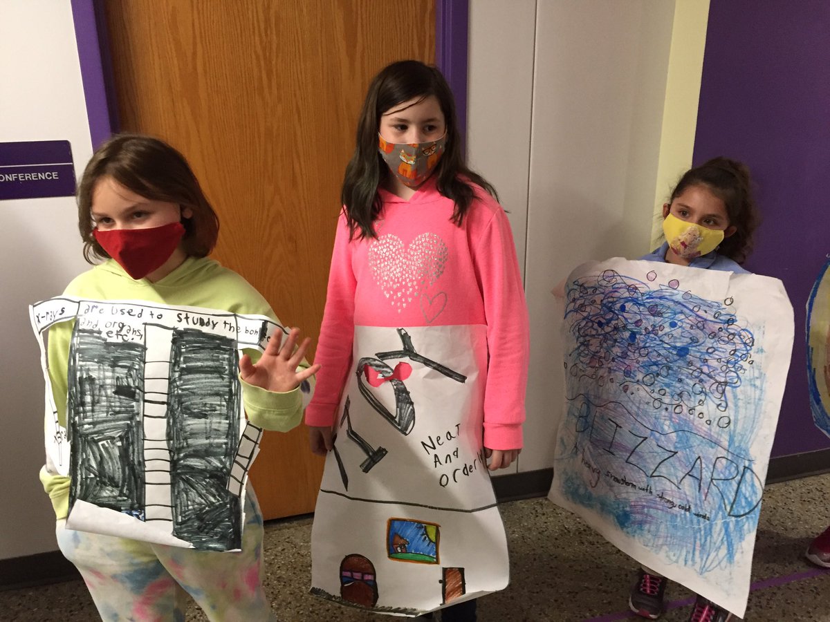 mkirkpat2's tweet photo. Vocabulary parade in honor of reading month! @LuxfordES https://t.co/B6MWjR213o