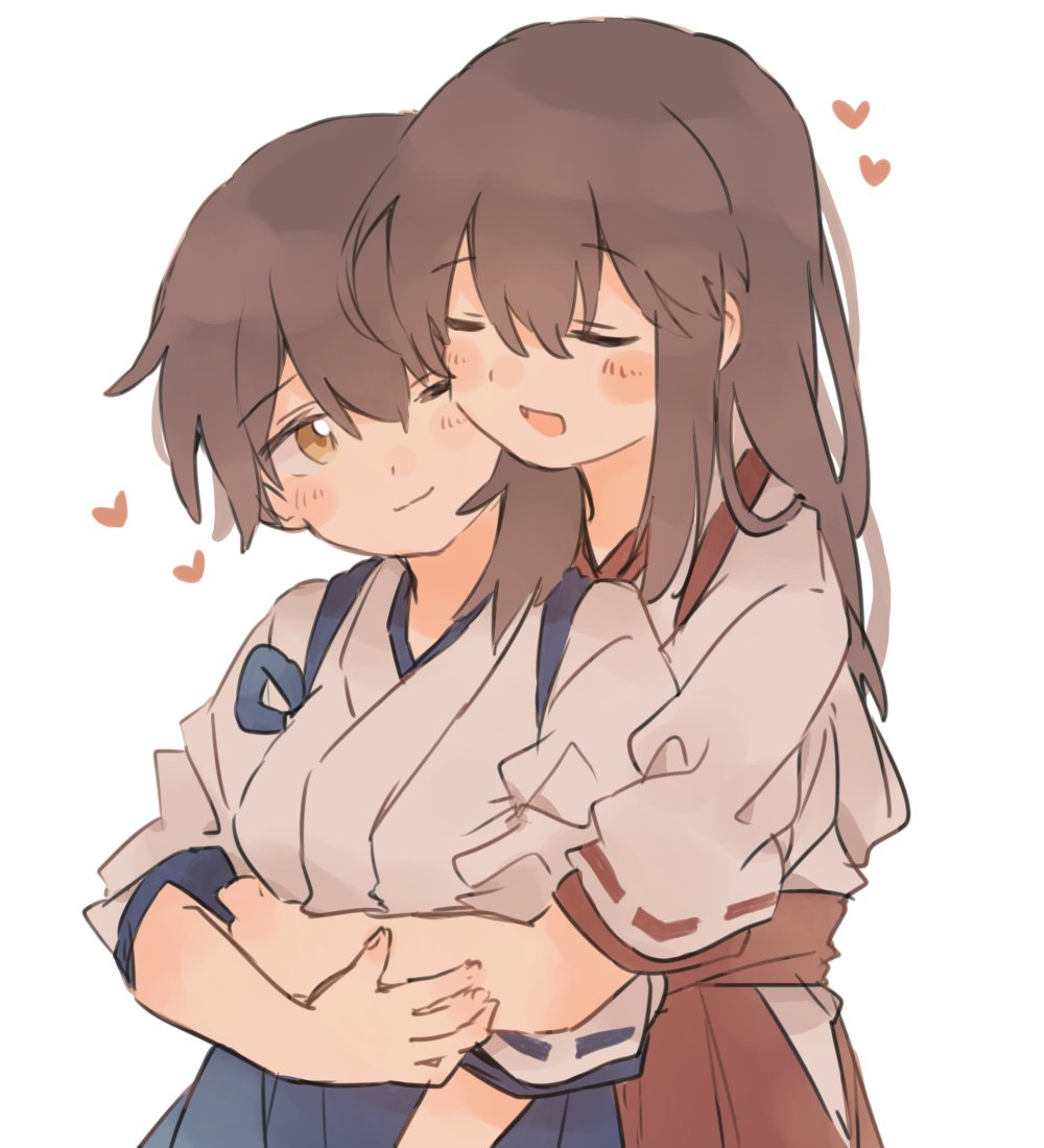 赤城(艦隊これくしょん) ,加賀(艦隊これくしょん) 「akkg 」|稲いな🍙のイラスト