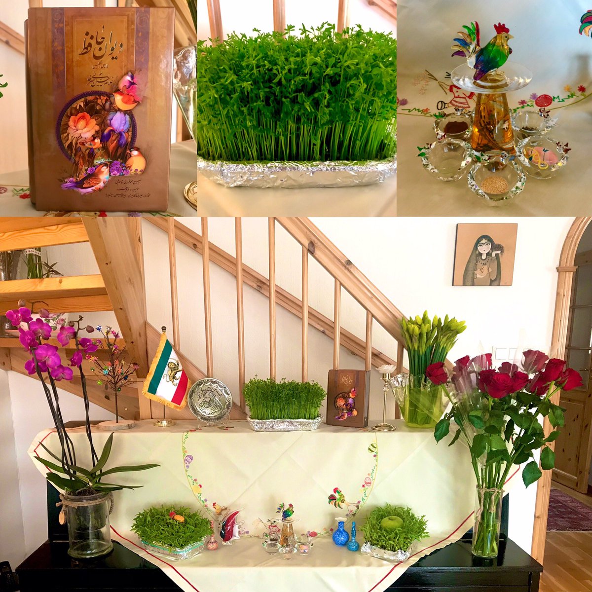 taranehj_17's tweet photo. Spring is finally here!!! 🌸🦋🌱 Happy Iranian New Year! 🎉💜🥳 Norooz Pirooz!
نوروز بر همگان پیروز باد! 💐🍀🌞
#IranianNewYear #springequinox #primavera #haftsintable #Norooz2580 #نوروز۲۵۸۰ https://t.co/9tFXADvKbT