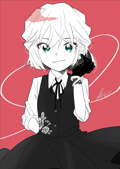 哀ちゃん色塗りは雑だけど許して 