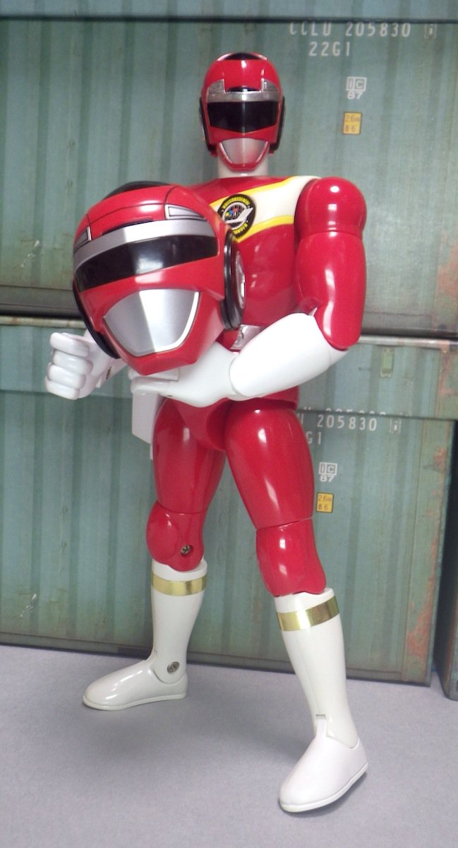 ドラグラスに喰らいつくレッドは「スーパービッグポーズ」の改造品かな