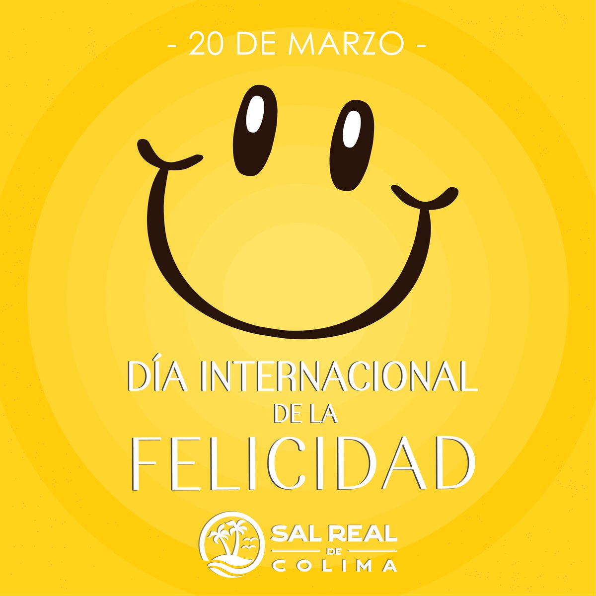 SalRealDeColima's tweet photo. La felicidad no puede ser perseguida, tiene que surgir desde dentro.😊🥰🥳
¿Y para ti qué es la felicidad? Sonríe y disfruta de este día internacional de la felicidad😊
#20deMarzo #DiaInternacionalDeLaFelicidad #salrealdecolima #salt #saldemar #salblanca #AMARILLO #felicidad https://t.co/de1xcjABuc