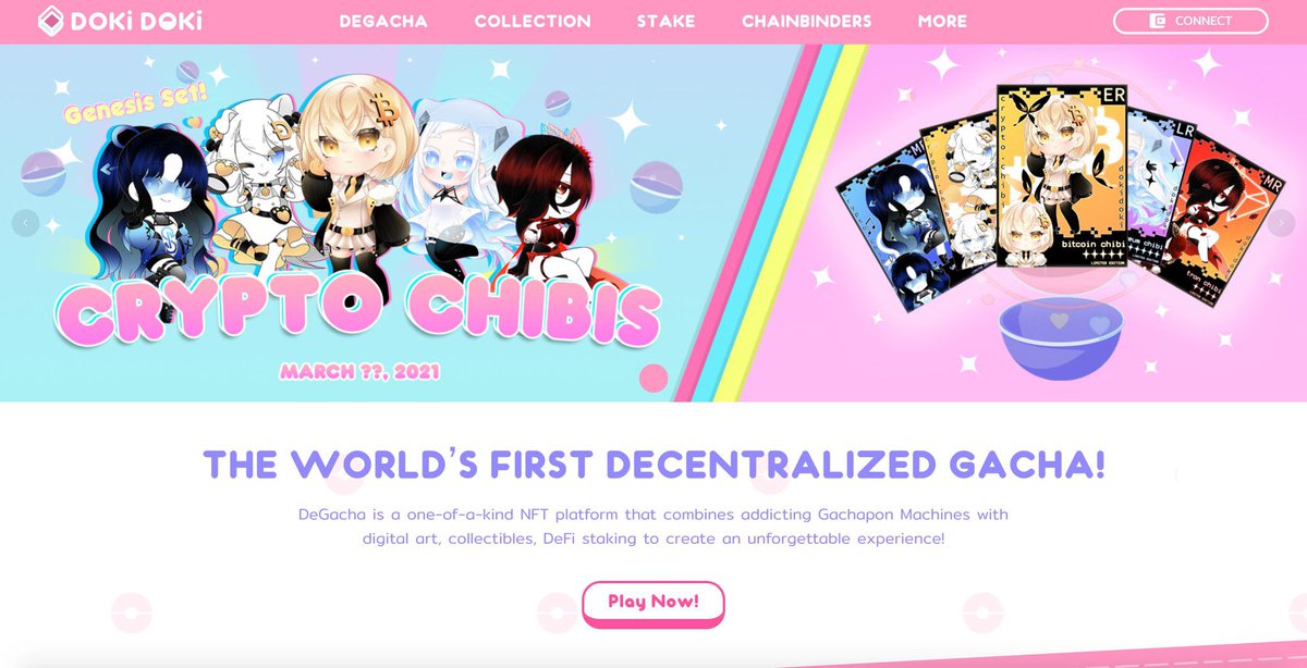 rei_doki's tweet photo. #CryptoChibi ガチャもリリース! Doki Doki オリジナルシリーズそして@0xPolygon  L2での最初のガチャ！

1 スピン = 60 $AZUKI トークン
 2510 Chibisしかないですのでお早めに!

#CryptoChibi: https://t.co/3B4CQyDGjU https://t.co/pFr0gEGT5F