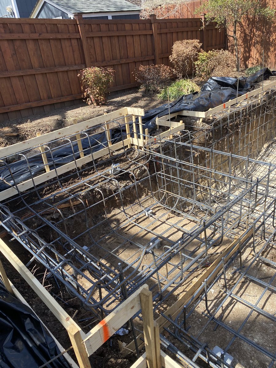 GarciaSteel's tweet photo. For your steel reinforcing call us at 817-988-4597, we got you covered! 👍🏽

.
.
.
.
.

 #pool #swimmingpool #rebar #steel #rebarpool #steelpool #dfw #dallas #ftworth #construction #garciasteel #ironwork #landscape #poolconstruction #texas #rebartying #rebarconstruction https://t.co/matt29mxiv