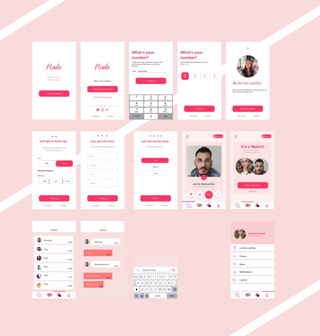 pantinextdoor's tweet photo. Entry 1001 nada socials; The usual dating app, connect with strangers and become friends, location, privacy and what not, classic dating app, retweet I did try my best, and this was done in a day and a half. @druids01 @coker_oluwafemi thanks guys 🥂 https://t.co/SGE4Ju2LFo