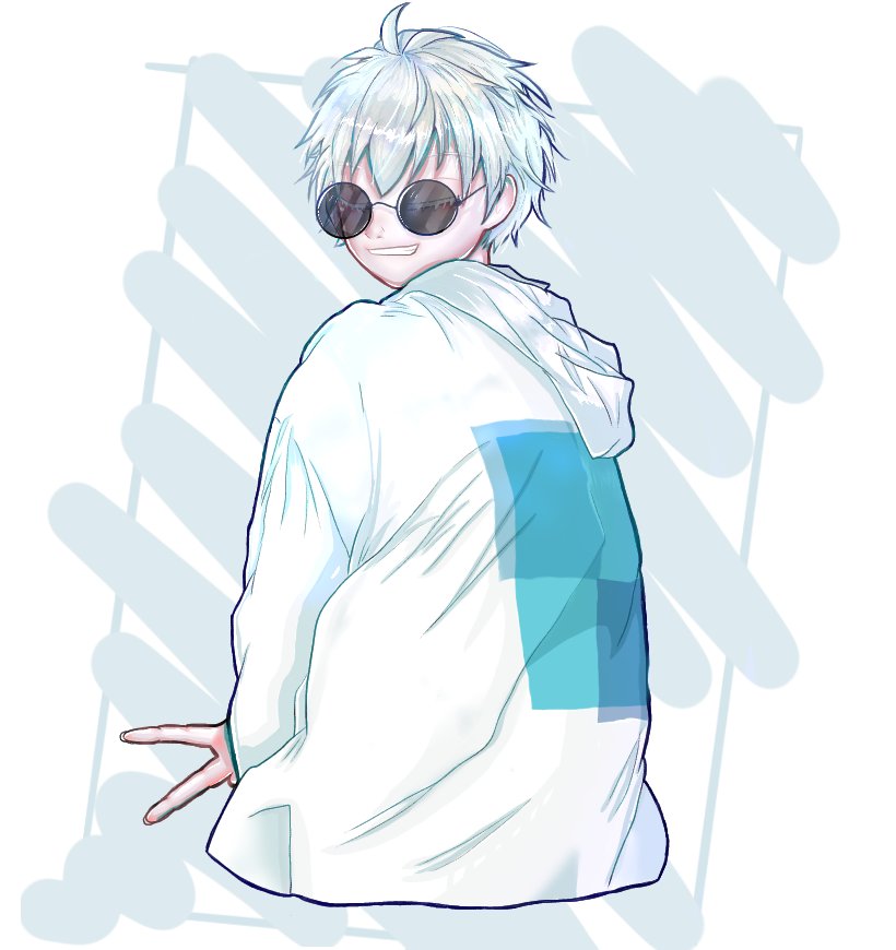 Twitter 上的 雨音 高専五 パーカー 五条悟 イラスト T Co Rshn6r3cxb Twitter