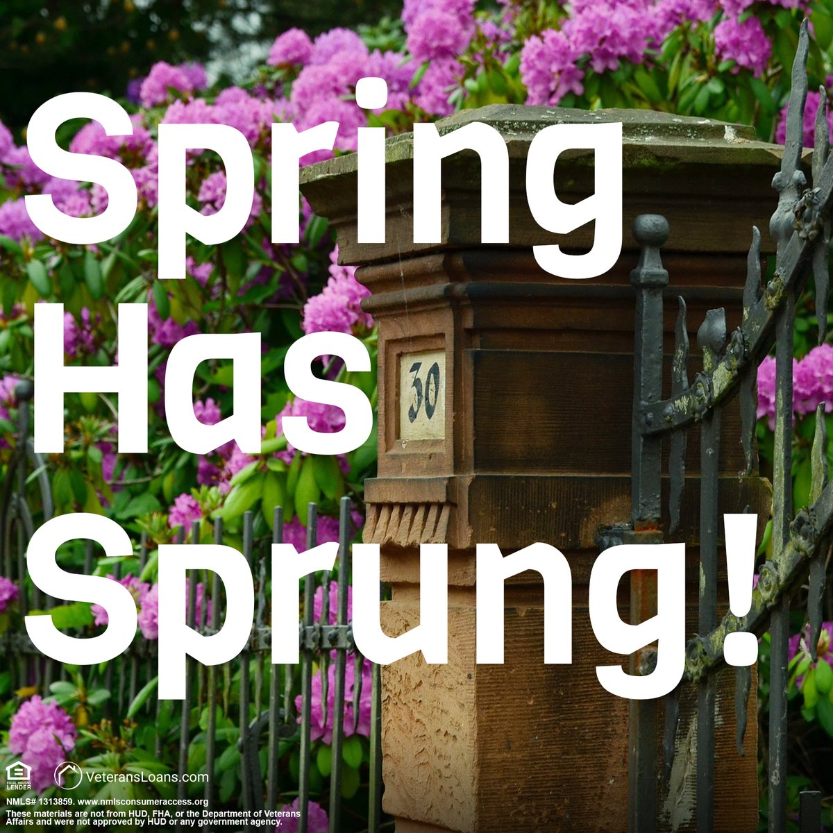 vetloansdotcom's tweet photo. Spring has sprung! Who else is ready for warmer weather? https://t.co/6Y6L99QBSy