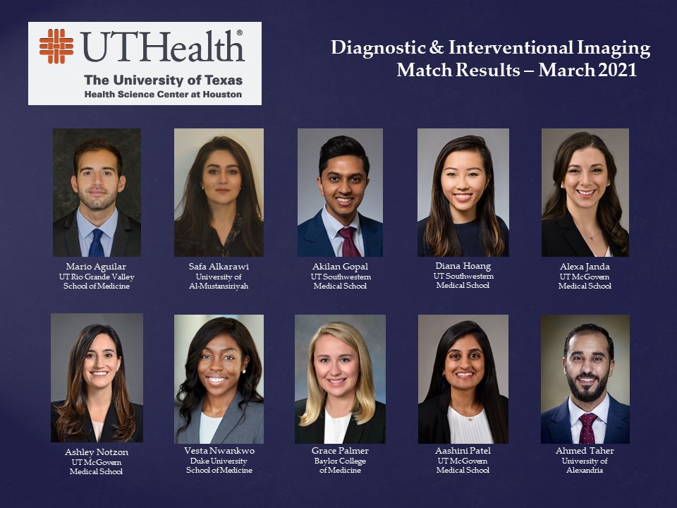 Meet our Match 2022!

#UTHealth #Radiology #Residents