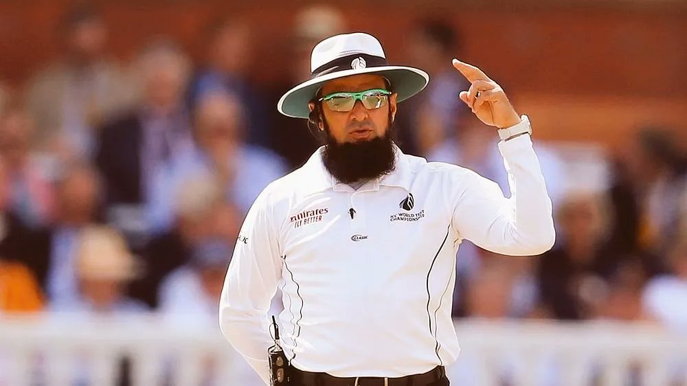 SajSadiqCricket's tweet photo. Aleem Dar:

1st umpire to officiate in 400 matches
Over 20 years as an umpire
ICC Umpire of the year for 3 straight years
Fantastic ambassador for Pakistan
Supports many young cricketers in Pakistan
Does lots of charity work
President's Award for Pride of Performance
#Cricket https://t.co/KZrUUHvJay