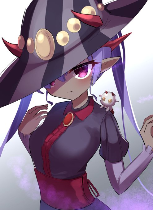 お題【大魔女(第1弾)】
ヴェロア～ 

#パズドラ 
#パズドライラスト
#パズドラワンドロ 