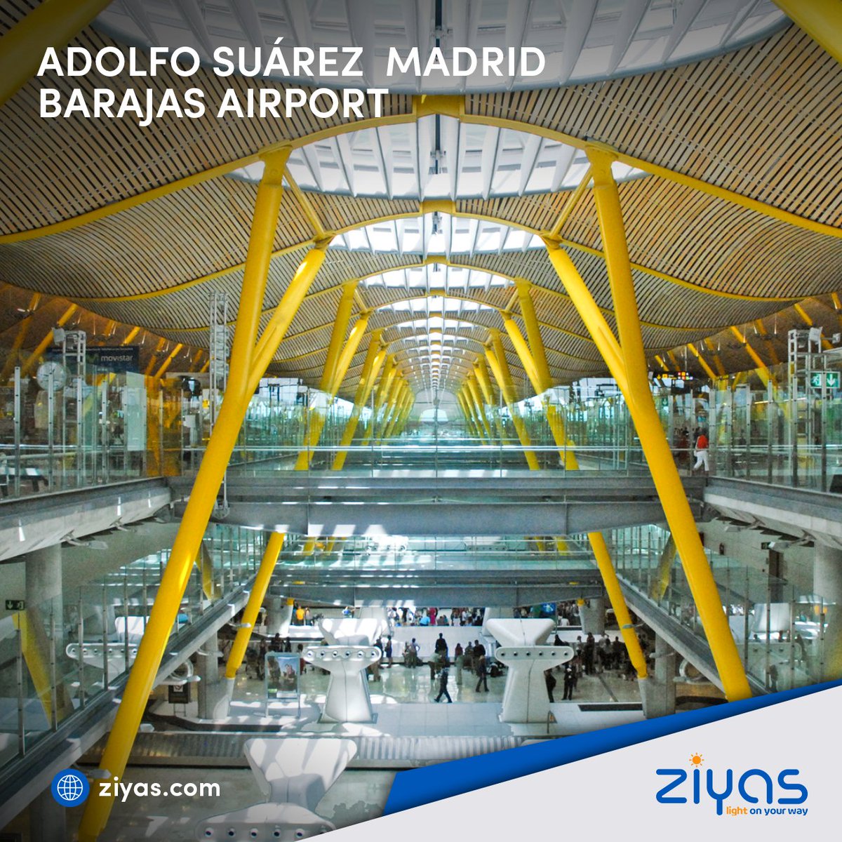ziyas_com's tweet photo. 🔹Adolfo Suárez Madrid-Barajas is the number one airport in Spain, regarding passenger traffic, transport of goods and operations

#ziyas #ziyascom #taxiservice #driverservice #taxi #transfers #transferfromairport #airporttransfer #transferservice https://t.co/eLo0UqB2Ej